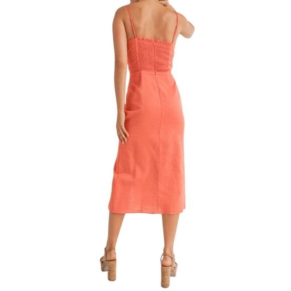 NWT Sage The Label Roam Around Cutout Midi Dress - Picture 2 of 7